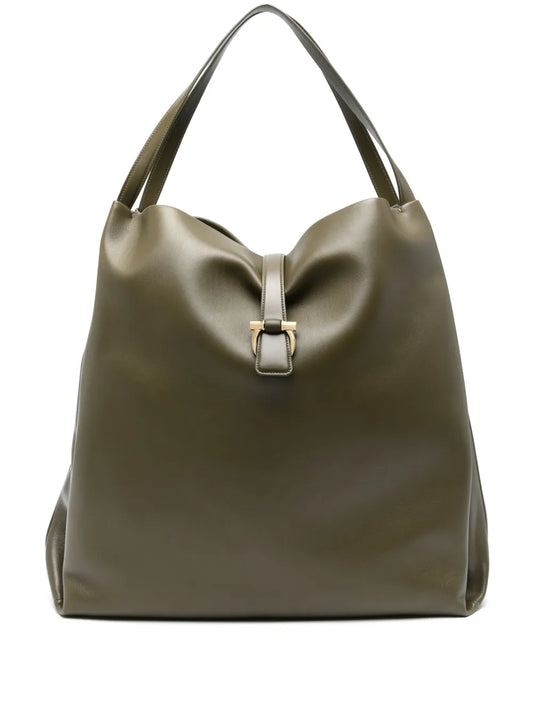Ferragamo Leather Shoulder Bag