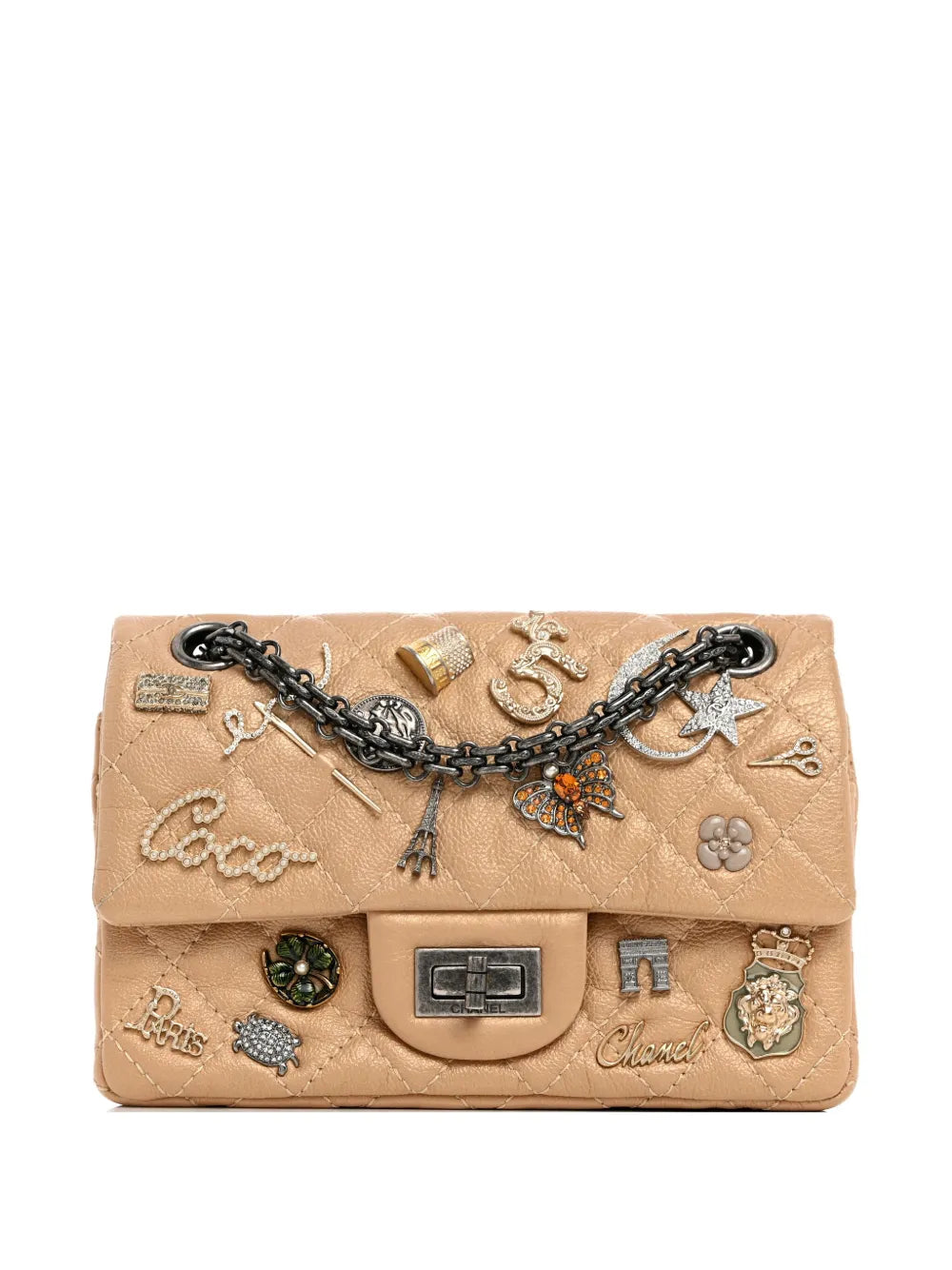 Chanel Pre Owned 255 Reissue Lucky Charm Shoulder Bag