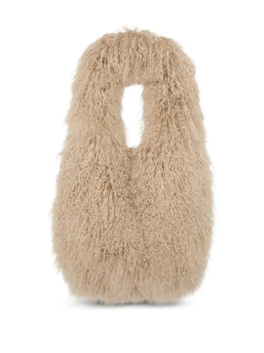 Yves Salomon Shearling Shoulder Bag