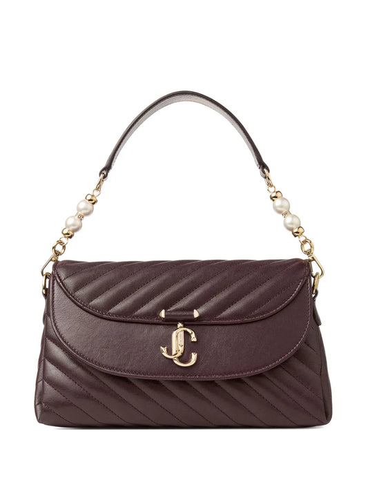 Jimmy Choo Curve Quilted Shoulder Bag