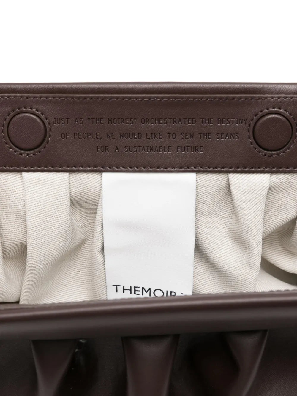 Themoire Bios Pleated Clutch Bag
