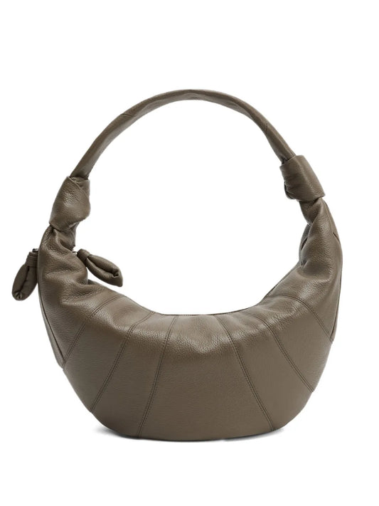 Lemaire Fortune Croissant Knotted Panelled Shoulder Bag