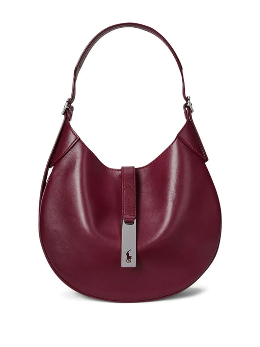 Polo Ralph Lauren Polo Id Curved Handle Leather Bag