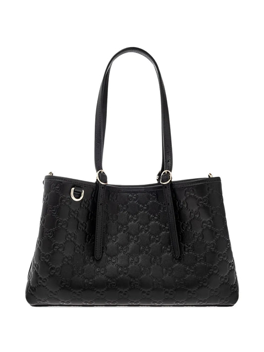 Gucci Medium Gg Leather Shoulder Bag