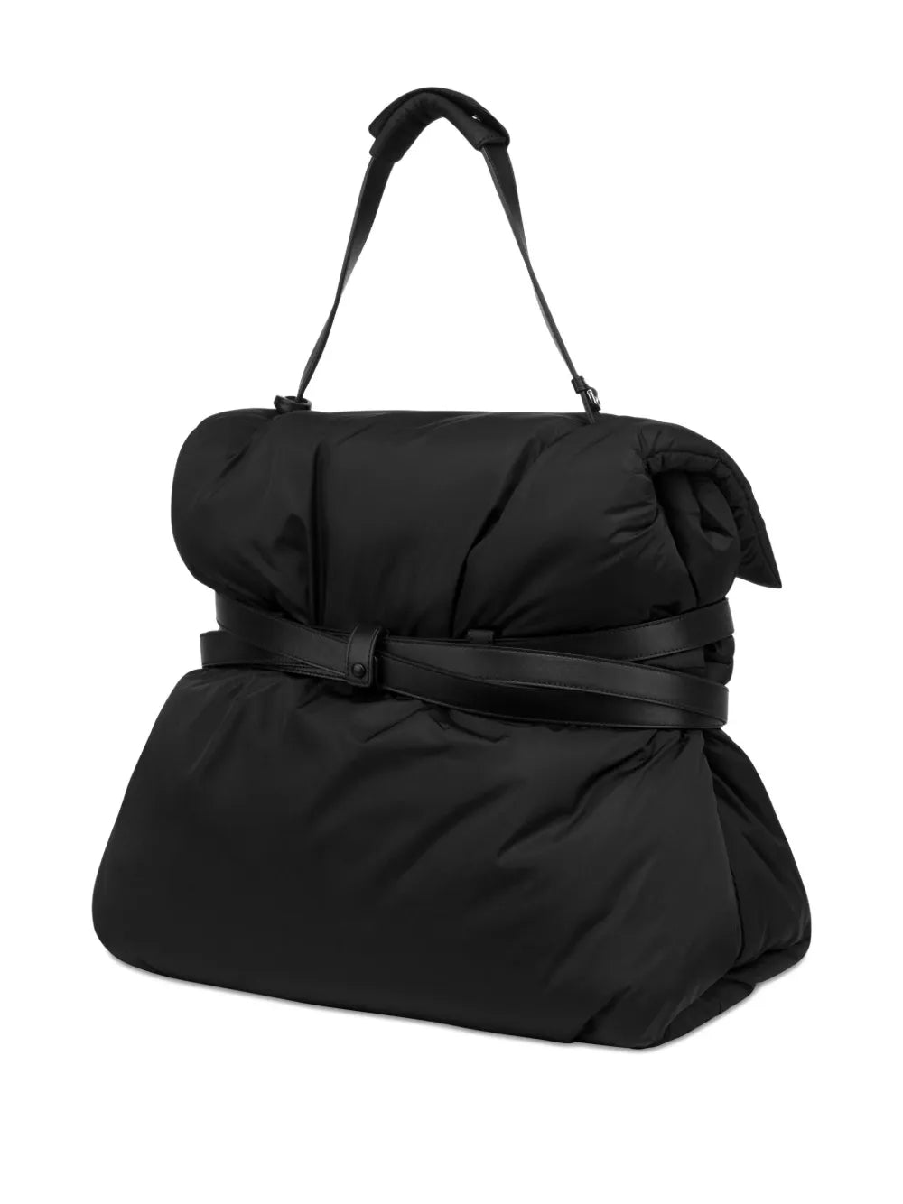 Moschino Quilted Belted Shoulder Bag