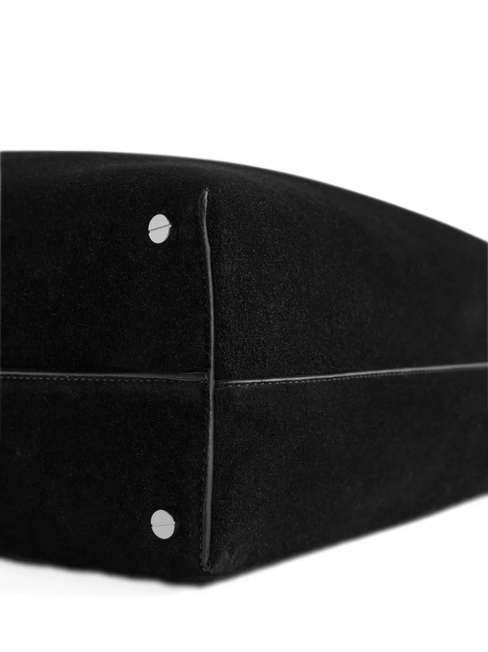 Toteme Bevel Suede Shoulder Bag