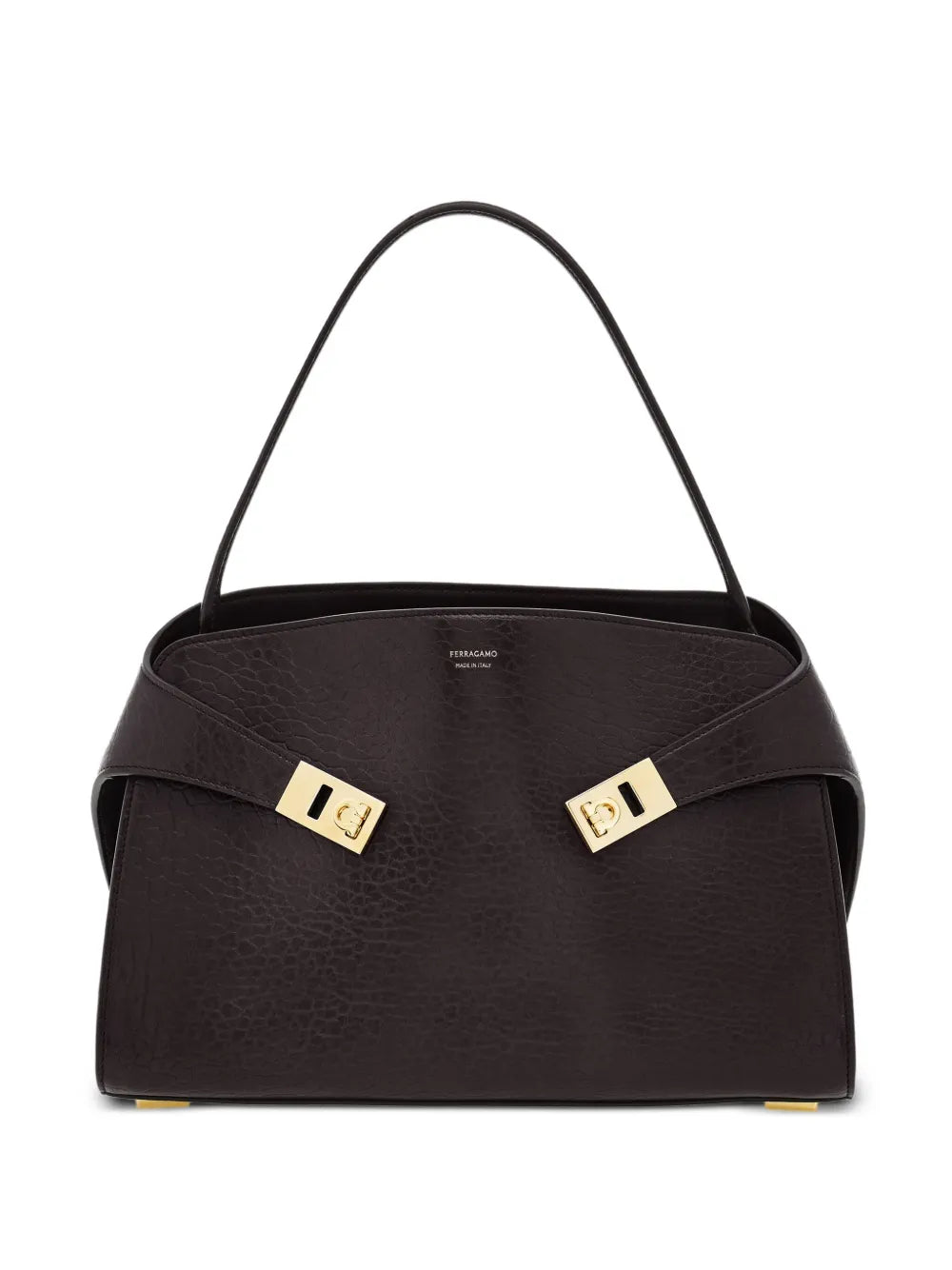 Ferragamo Medium Hug Gancini Buckles Shoulder Bag