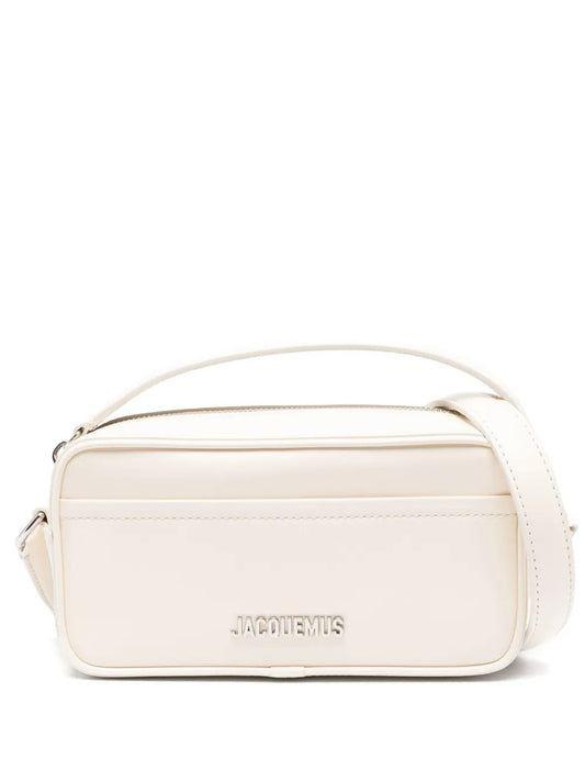 Jacquemus The Banet Logo Plaque Leather Shoulder Bag
