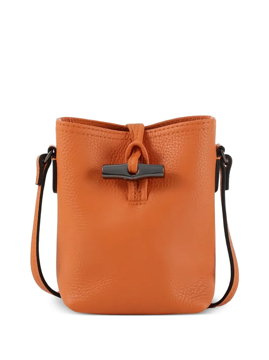 Longchamp Le Roseau Leather Shoulder Bag