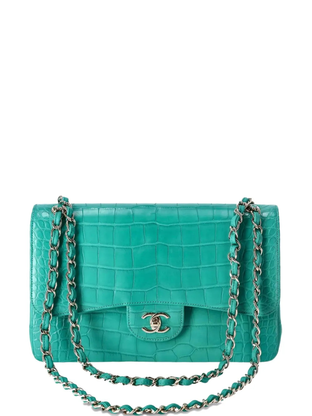 Chanel Pre Owned Jumbo Double Shoulder Bag