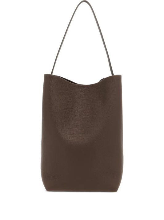 The Row Ns Park Grain Leather Shoulder Bag