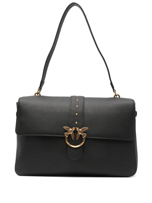 Pinko Love One Leather Shoulder Bag