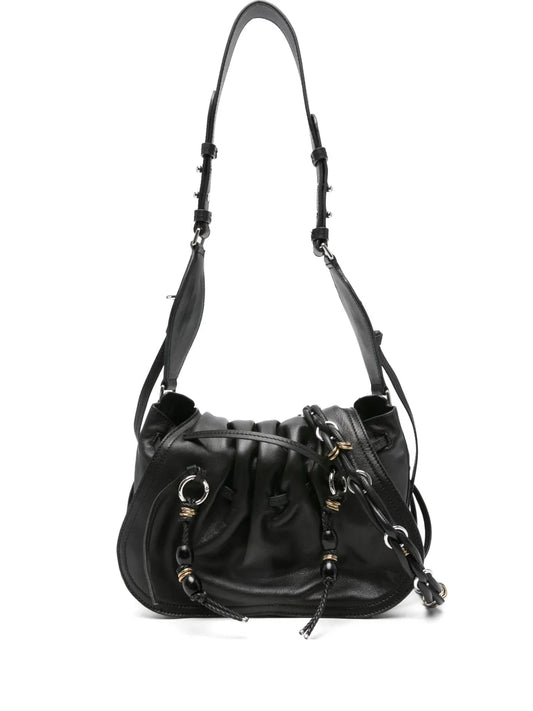 Isabel Marant Pleated Detail Drawstring Shoulder Bag