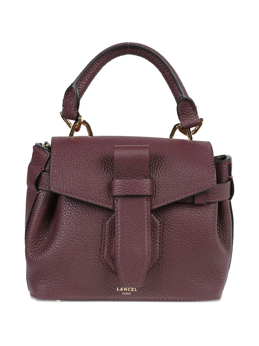 Lancel Leather Top Handle Shoulder Bag