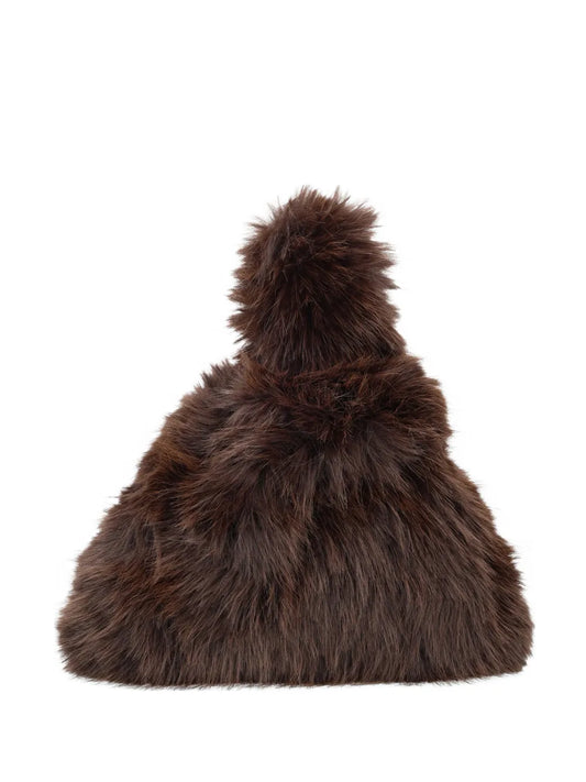 Msgm Furry Shoulder Bag
