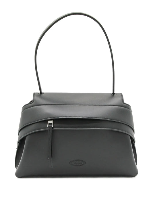 Tods Small Wave Leather Shoulder Bag