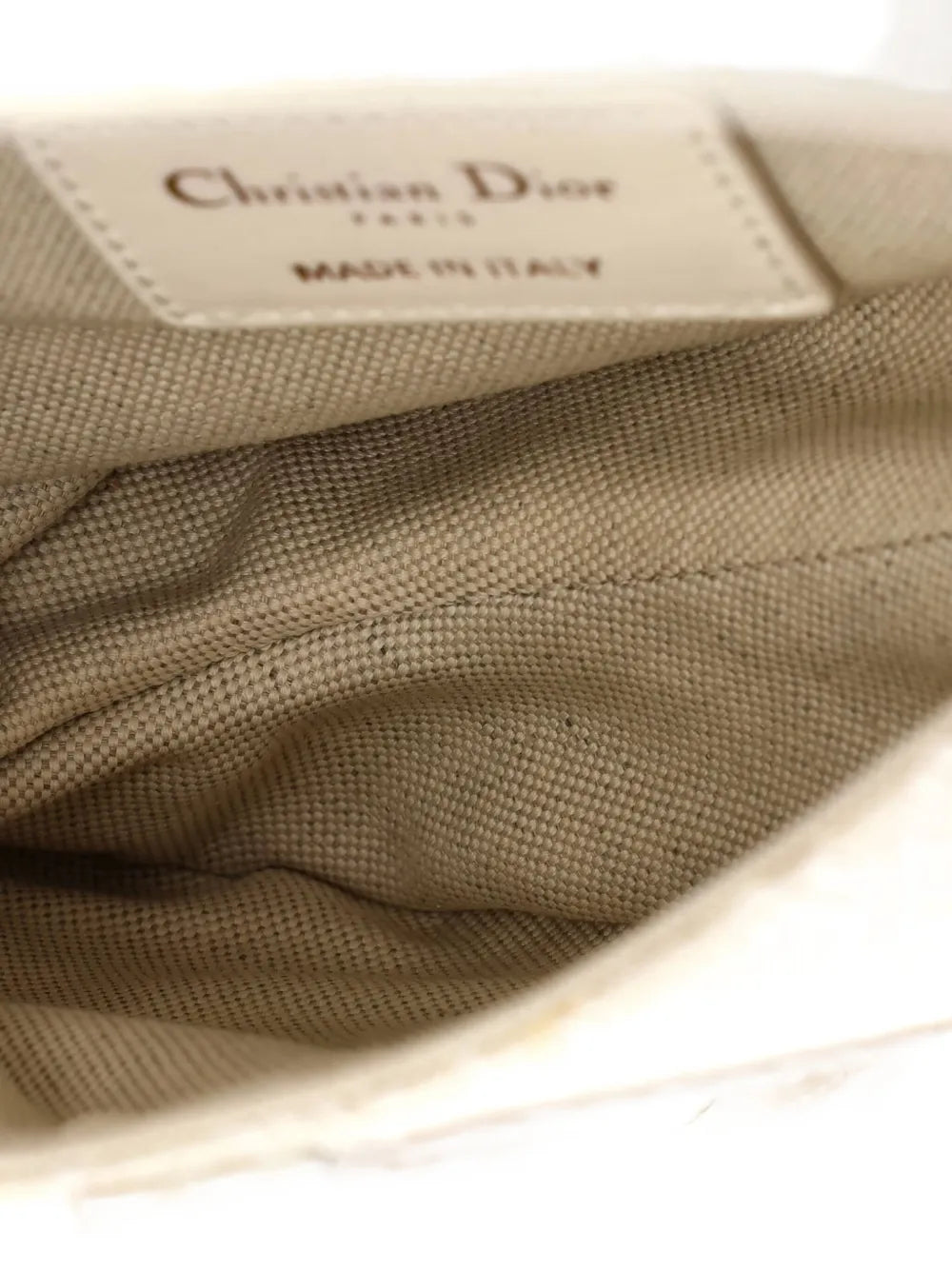 Christian Dior Pre Owned Saddle Handbag Oblique Canvas Mini Shoulder Bag