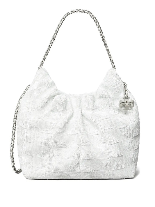 Tory Burch Mini Fleming Sequin Shoulder Bag
