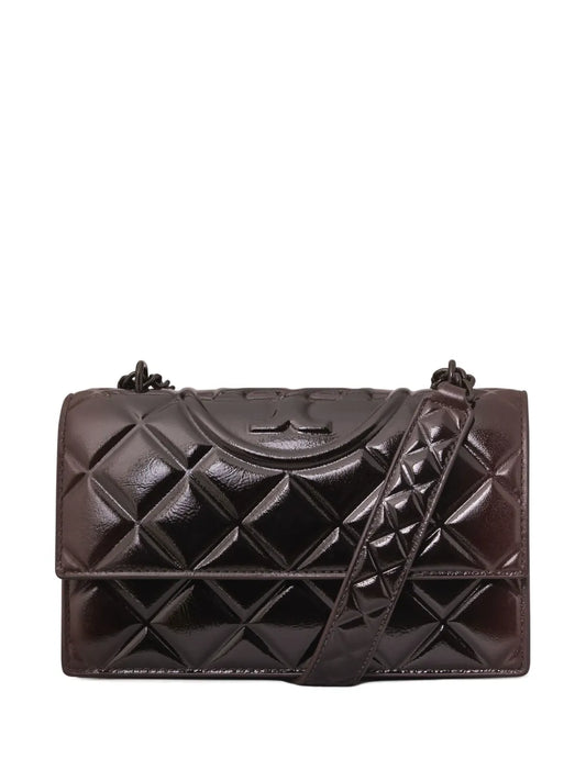Tory Burch Small Fleming Quilted Patent Shoulder Bag