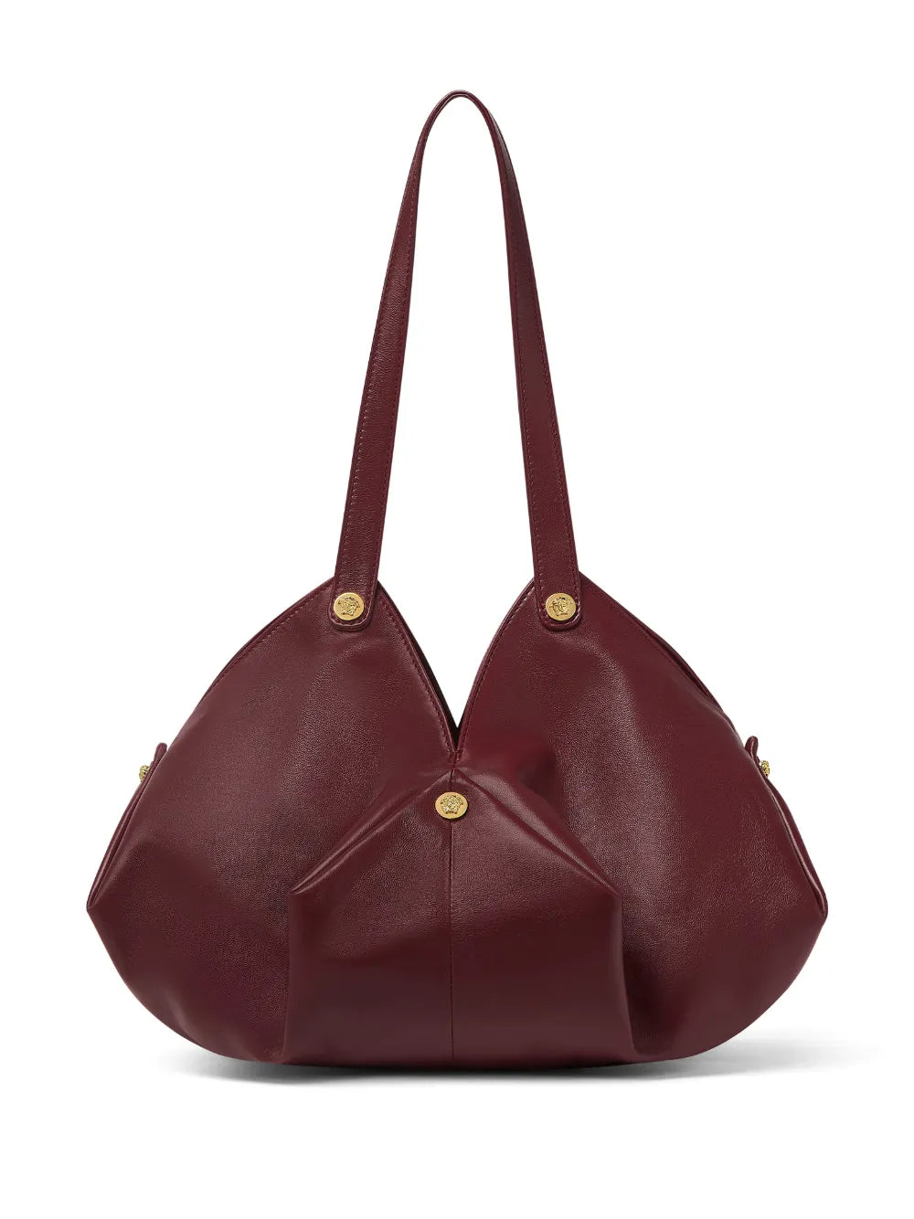 Versace Protea Leather Shoulder Bag