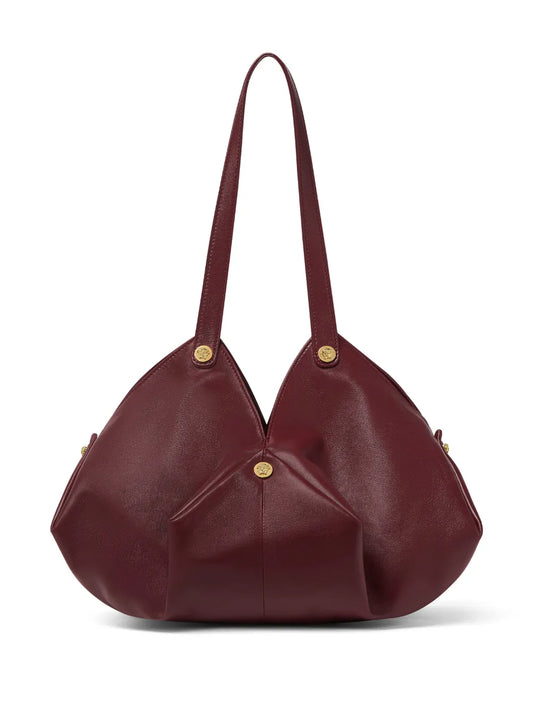 Versace Protea Leather Shoulder Bag