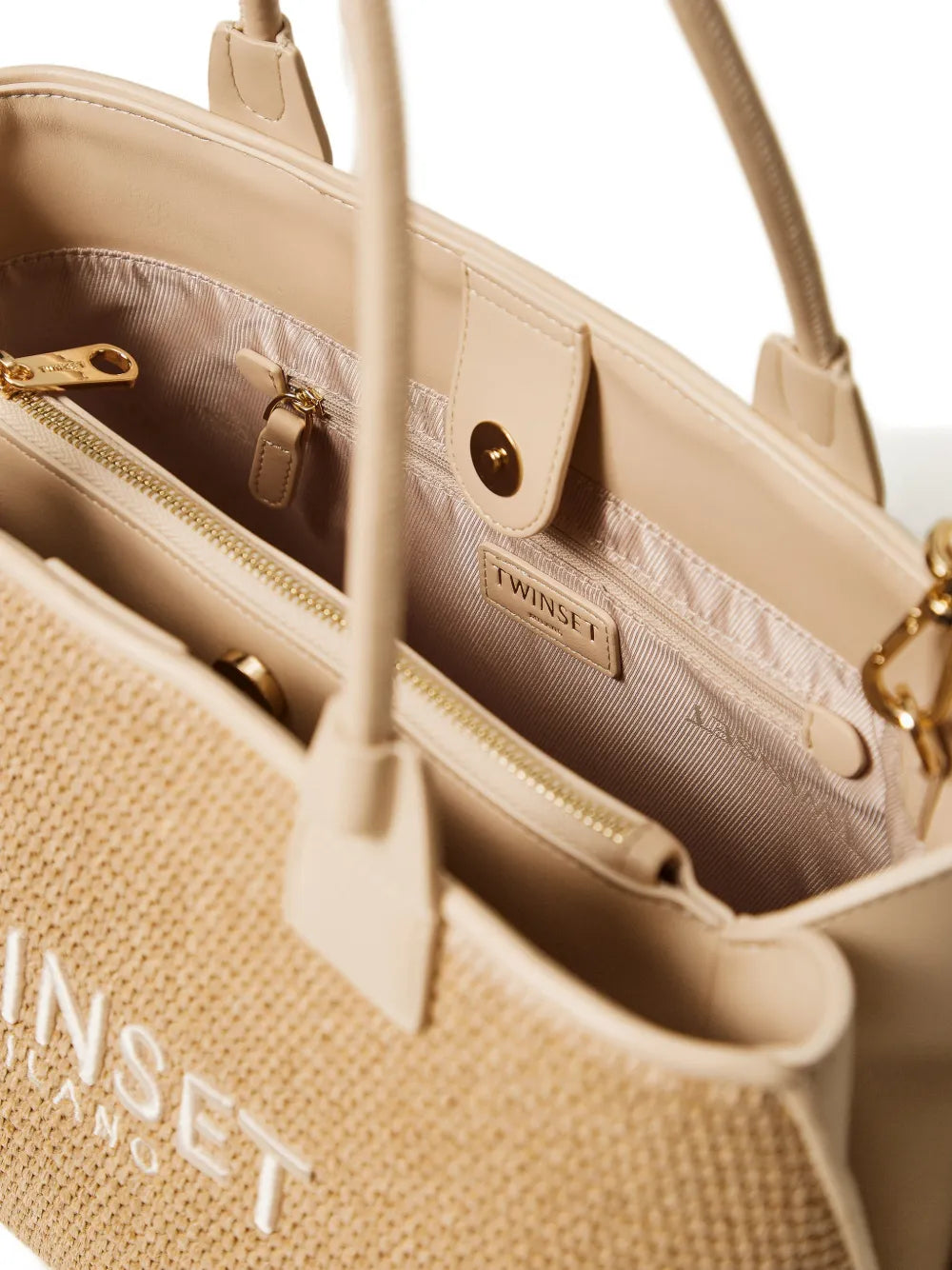 Twinset Woven Tote Bag