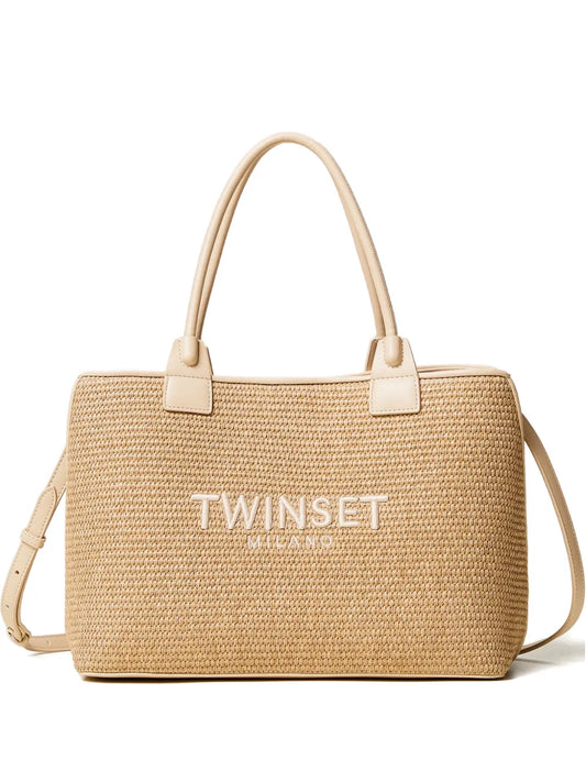 Twinset Woven Tote Bag