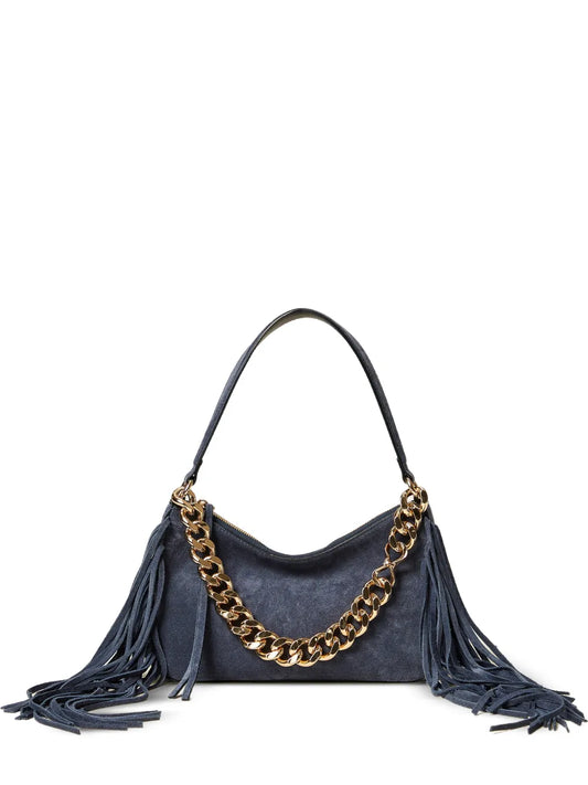 Twinset Liliane Fringed Chain Strap Shoulder Bag