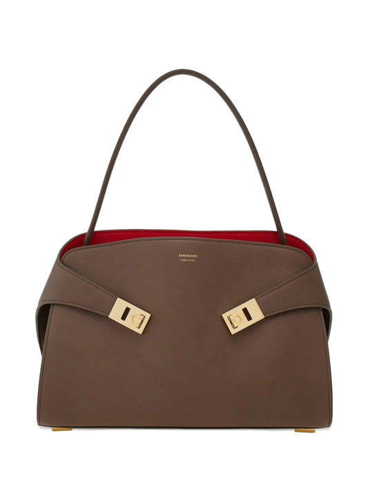Ferragamo Leather Shoulder Bag