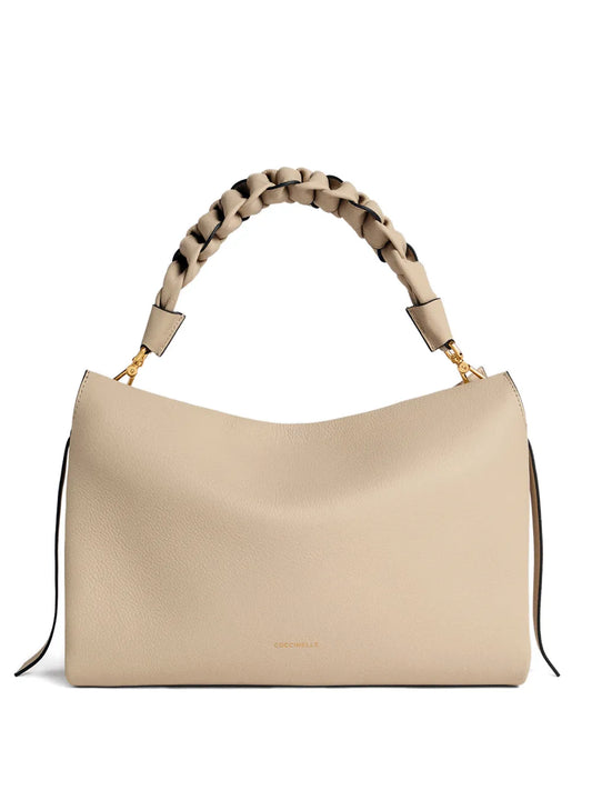 Coccinelle Medium Boheme Braided Detail Shoulder Bag