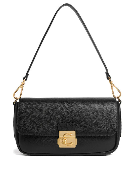 Coccinelle Medium C Me Lock Logo Shoulder Bag