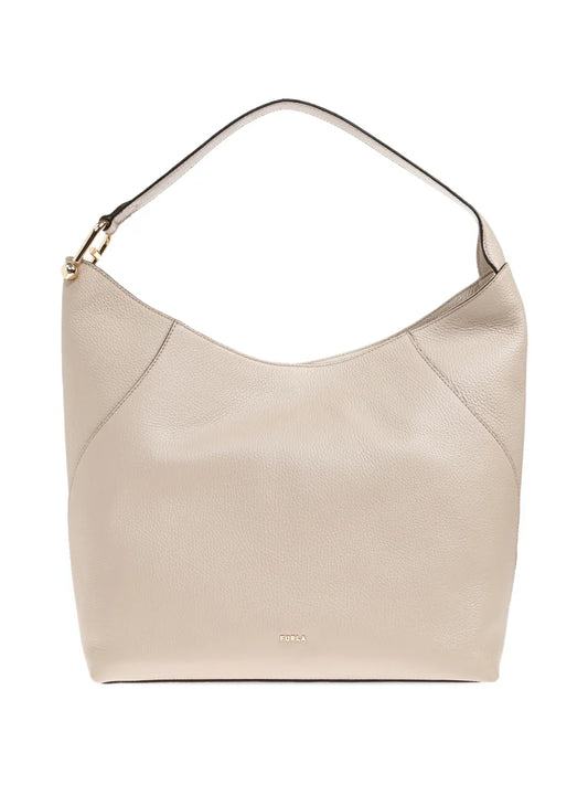 Furla Lara Grained Leather Shoulder Bag