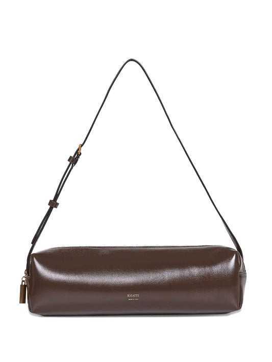 Khaite Adjustable Strap Crackle Shoulder Bag