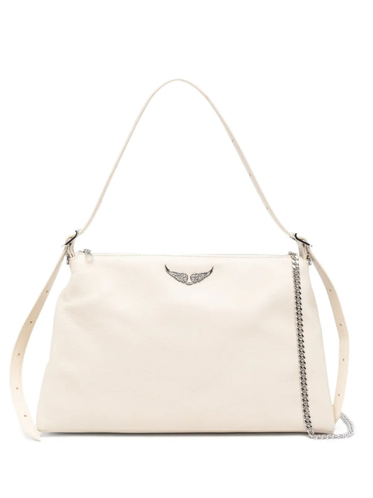 Zadigvoltaire Jim Wings Detail Top Handle Shoulder Bag