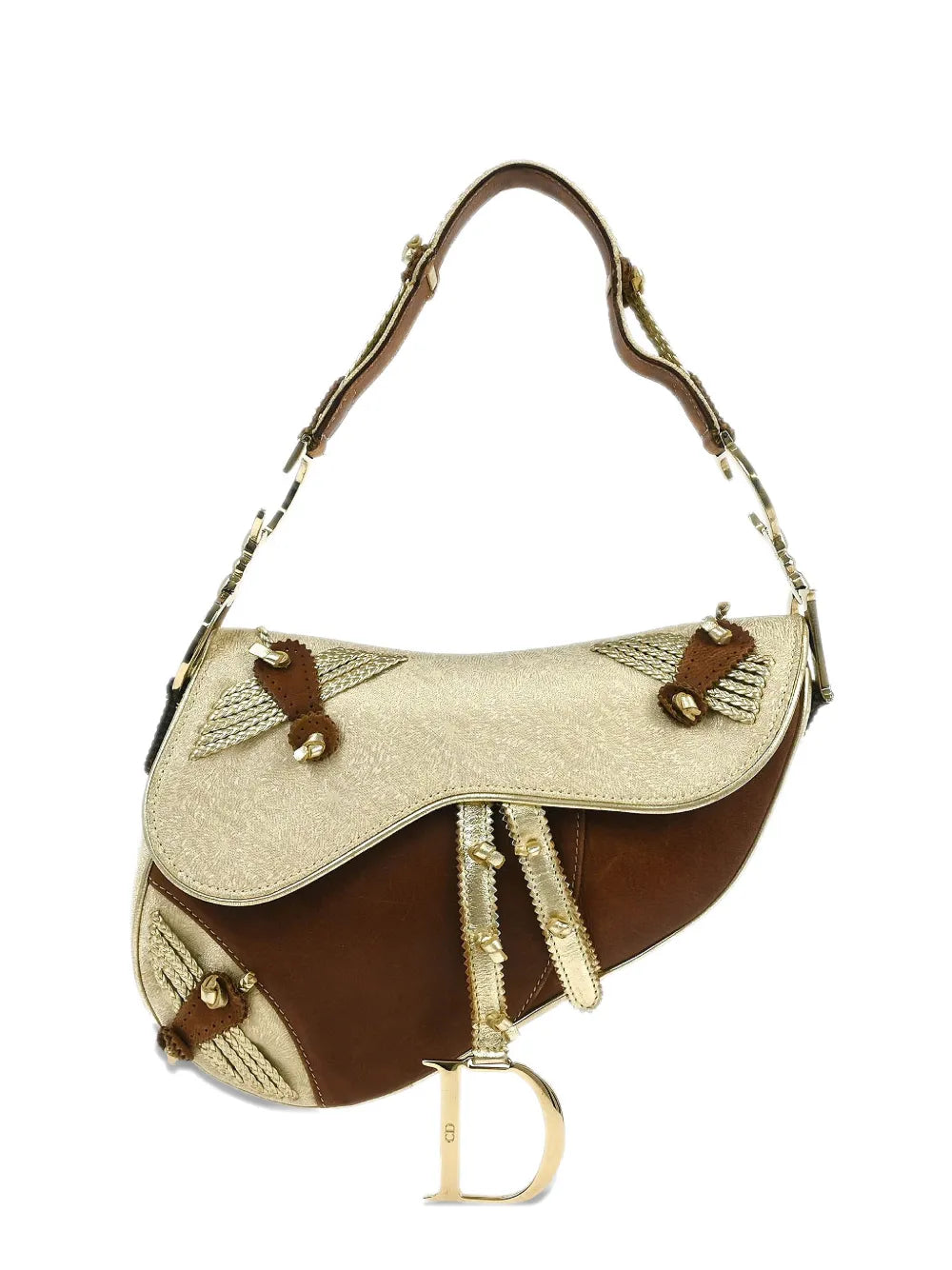 Christian Dior Pre Owned 2003 Charm Detail Shoulder Bag
