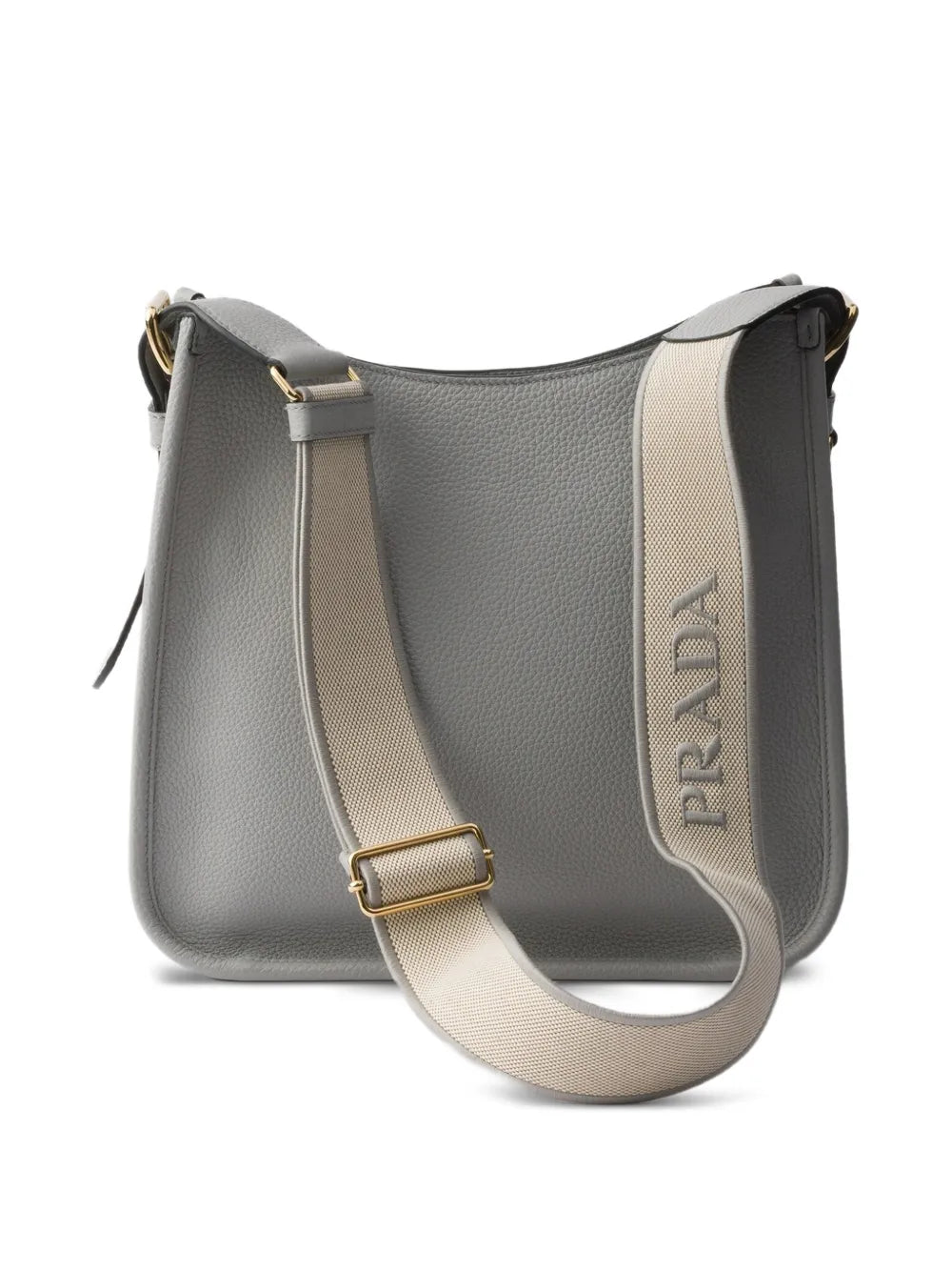 Prada Logo Detail Leather Shoulder Bag