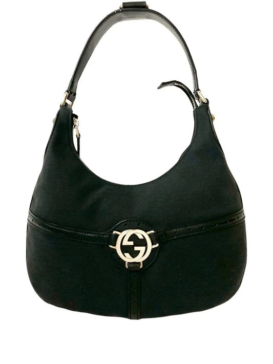 Gucci Pre Owned 2016 2025 Canvas Reins Hobo Bag