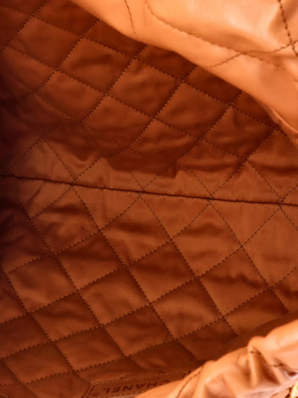 Chanel Pre Owned 22 Chain Quilted Calfskin Small Hobo Bag