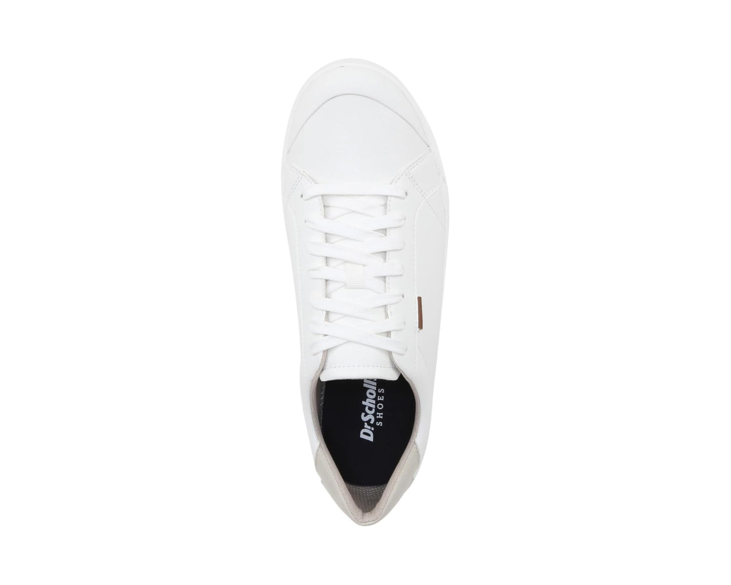 Men's Dr. Scholl's Time Off Lace Up Sneaker White Smooth