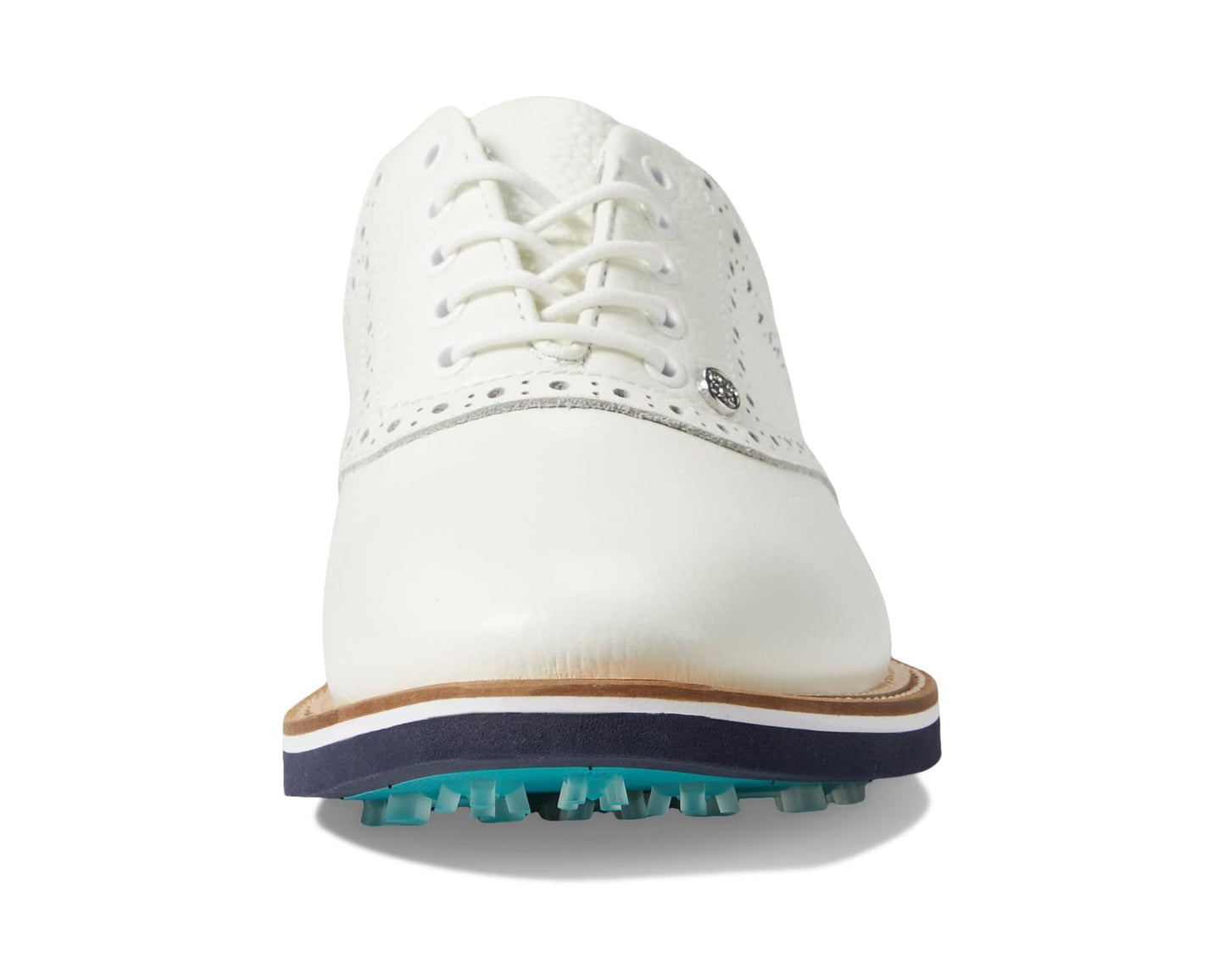 Men's GFORE Tonal Saddle Gallivanter Golf Shoes Snow/Twilight