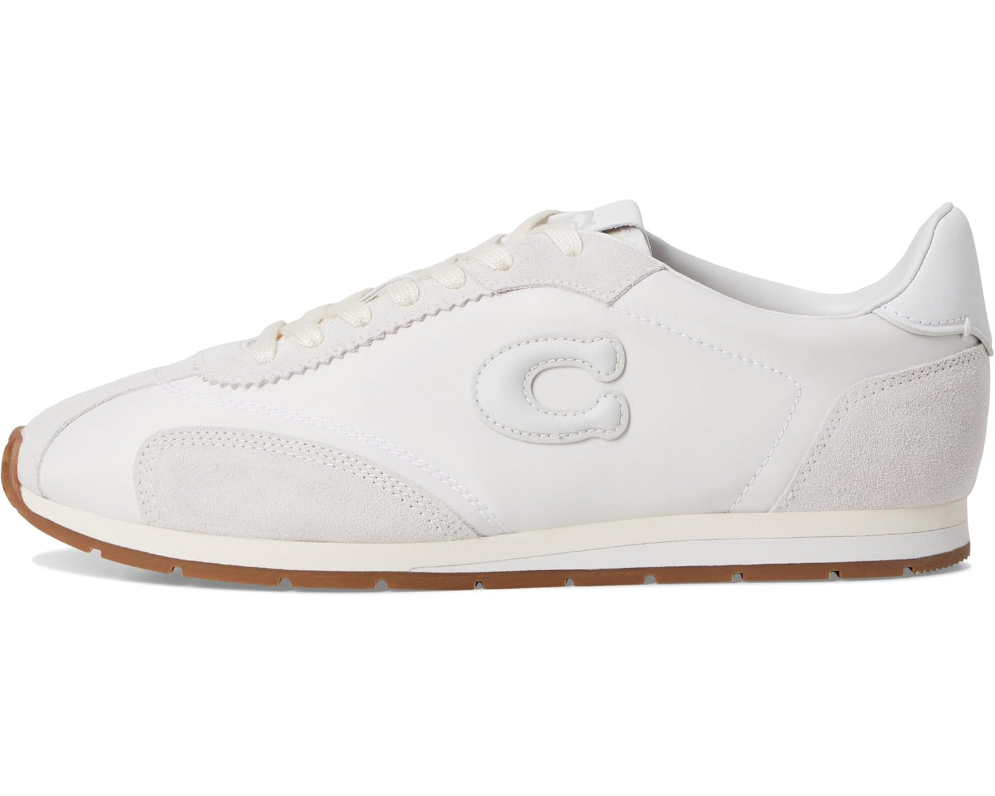 Men's COACH Flat Sneakers Optic White/Grey