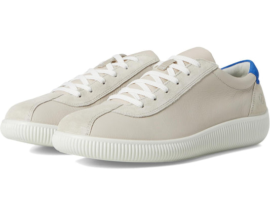 Men's ECCO Soft Zero Lace Up Sneaker Gravel