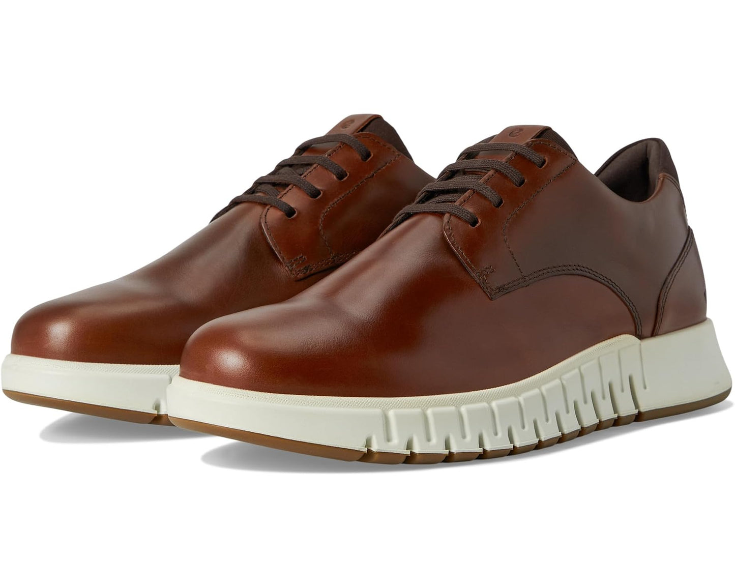 Men's ECCO Gruuv Studio Plain Toe Sneaker Mink/Mocha