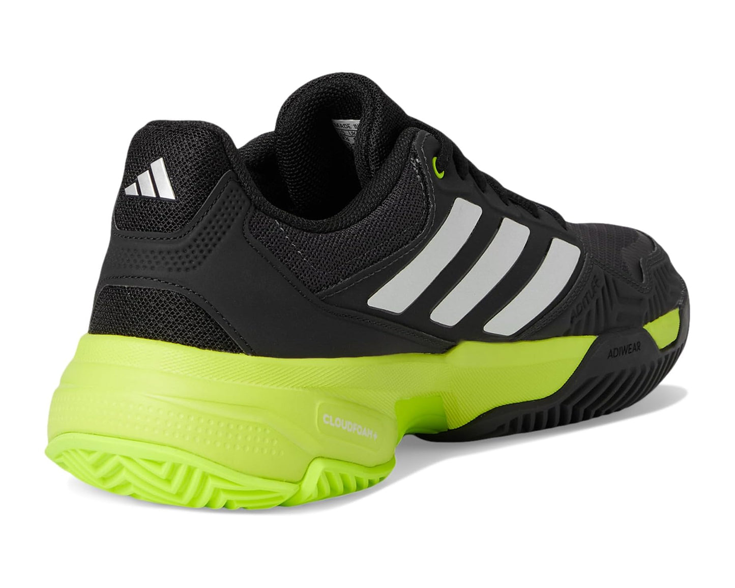 Men's adidas Courtjam Control 3 Tennis Shoe Carbon/Zero Metallic/Lucid Lemon