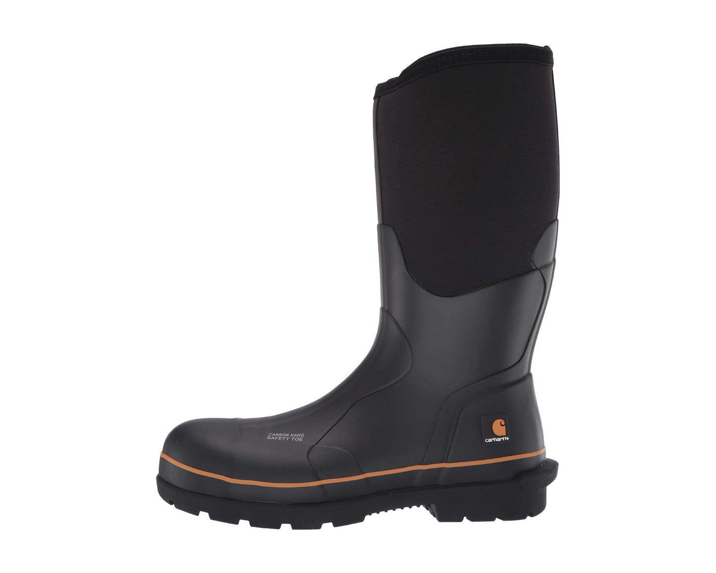 Men's Carhartt 15 Waterproof Carbon Nano Comp Toe Rubber Boots Black