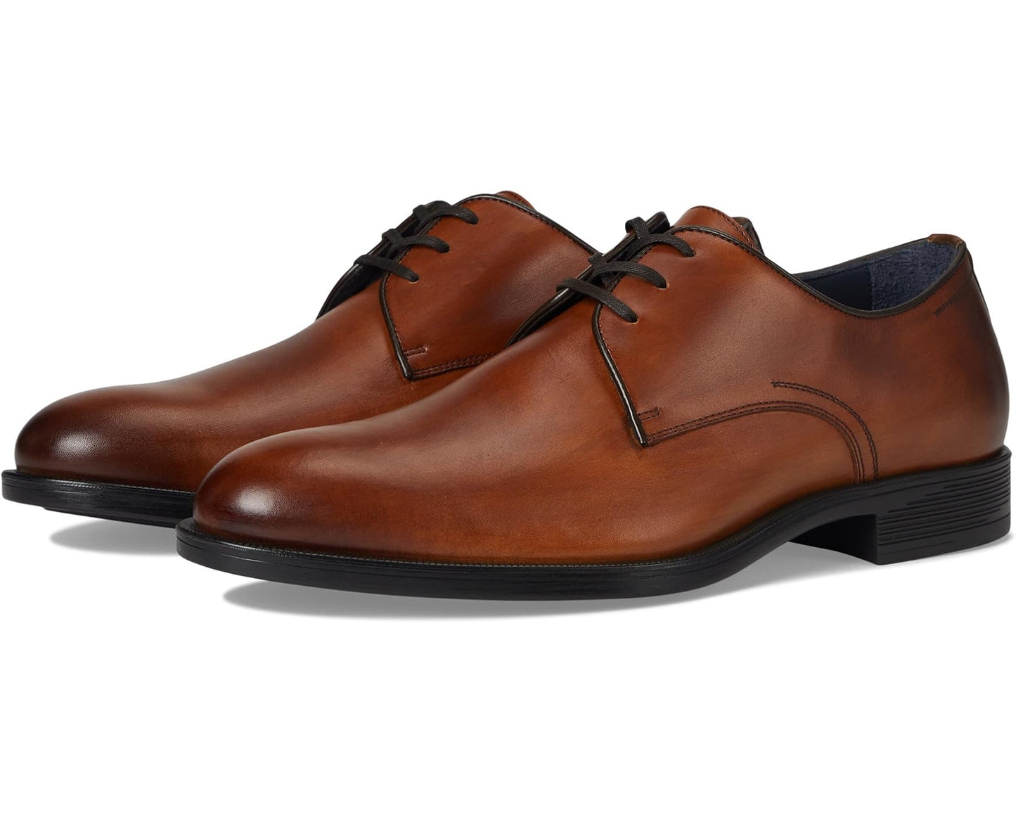 Men's Johnston & Murphy Collection Flynch Plain Toe Tan Italian Calfskin