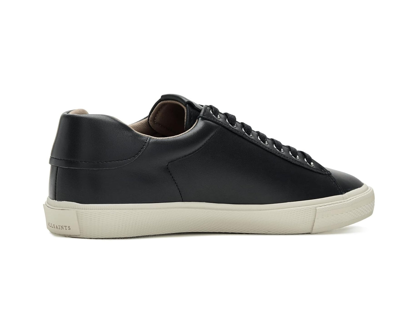 Men's AllSaints Underground Leather Low Top Black 1
