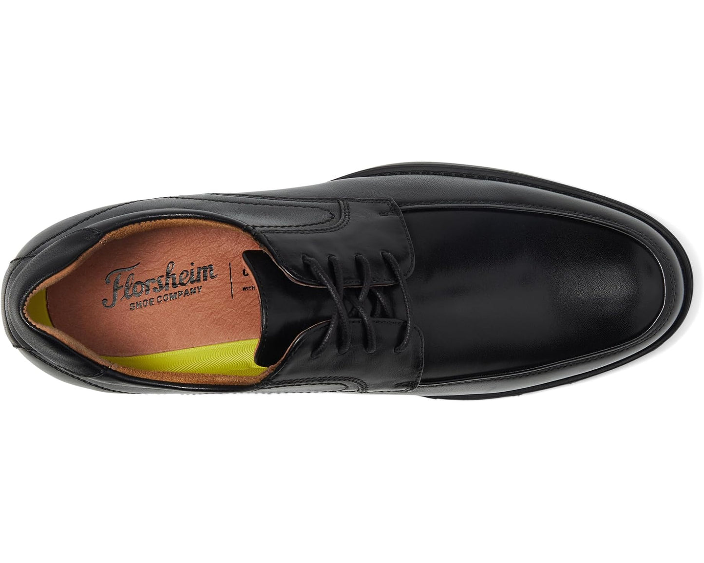 Men's Florsheim Midtown Moc Toe Oxford Black Smooth