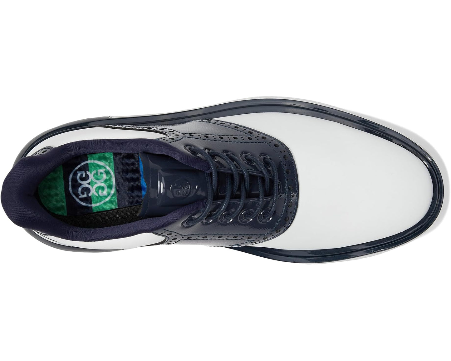 Men's GFORE Gallivan2r Saddle Golf Shoes Snow/Twilight