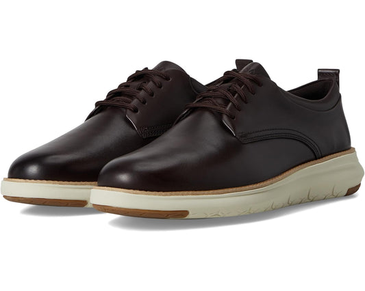 Men's Cole Haan Grand Remix Oxfords Dark Chocolate/Silver Birch